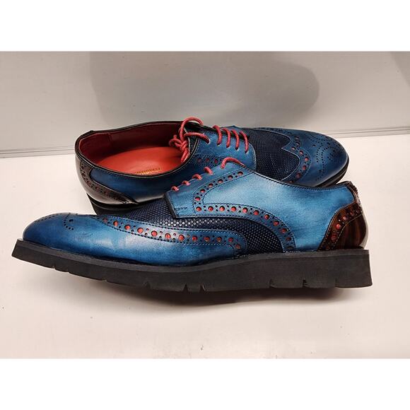 Escaro Royale Men\'s Size 9.5 - 10 Full Grain Leather Shoes Handcrafted In India main image 14
